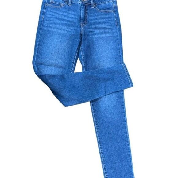 Kancan Tapered Leg Distressed Skinny Ankle Jeans Cropped Size 26 - Picture 1 of 5